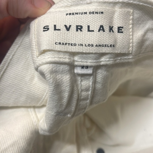 SLVRLAKE Cropped Flare Wide Leg Jeans Size 23 NEW - Picture 6 of 8